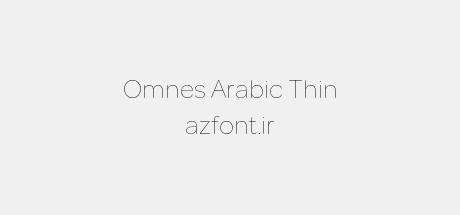 Omnes Arabic Thin