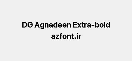DG Agnadeen Extra-bold