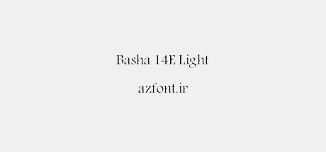 Basha 14E Light