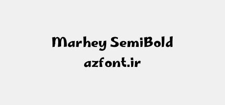 Marhey SemiBold