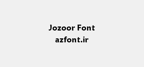 Jozoor Font
