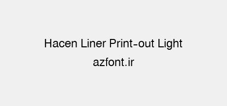 Hacen Liner Print-out Light