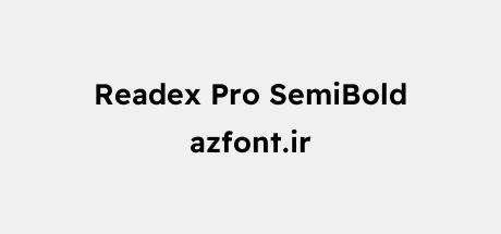 Readex Pro SemiBold