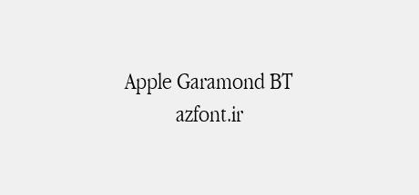 Apple Garamond BT