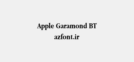 Apple Garamond BT