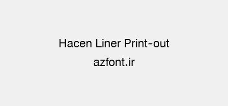 Hacen Liner Print-out