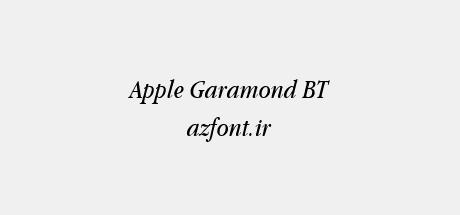 Apple Garamond BT