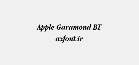 Apple Garamond BT