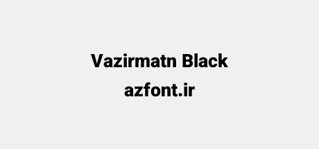 Vazirmatn Black