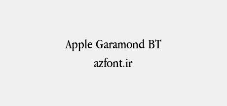 Apple Garamond BT