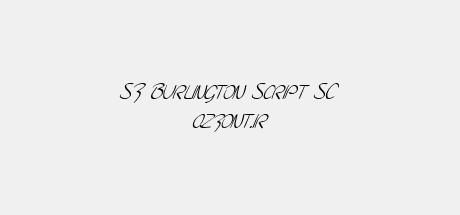 SF Burlington Script SC