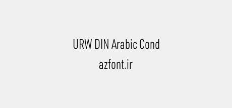 URW DIN Arabic Cond