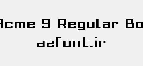 Grixel Acme 9 Regular Bold Xtnd