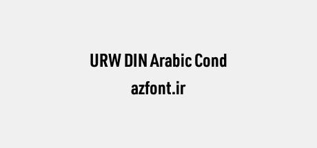 URW DIN Arabic Cond