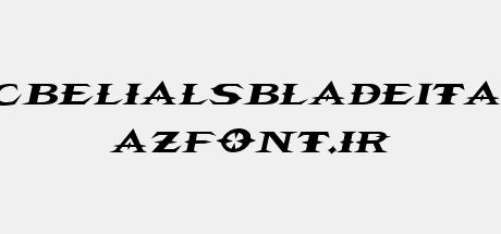 VTCBelialsBladeItalic